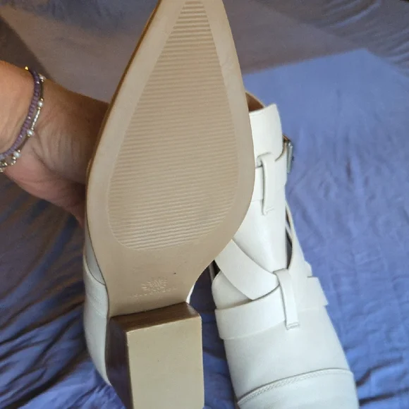 Yellow Box Cream Ankle Boots - Picture 6 of 6